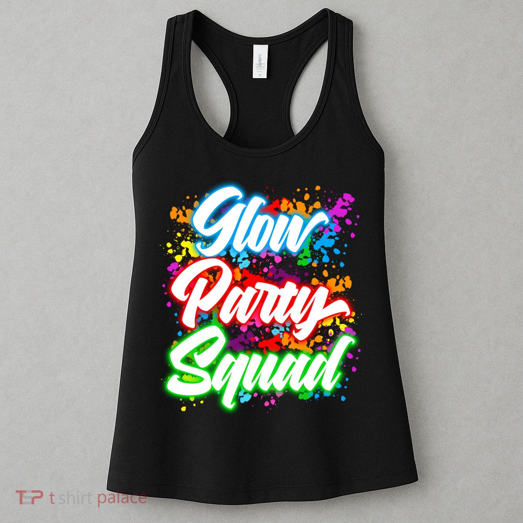 Glow Party Squad Neon Women's Tank Top