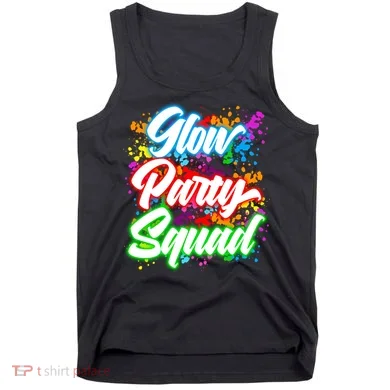 Glow Party Squad Neon Tank Top