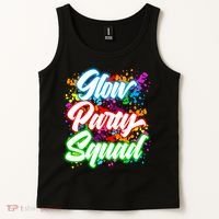 Glow Party Squad Neon Tank Top thumb 2