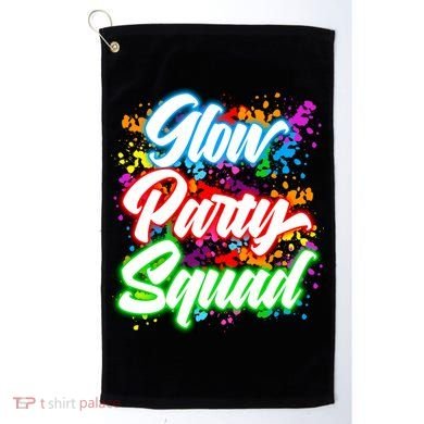 Glow Party Squad Neon Golf Towel