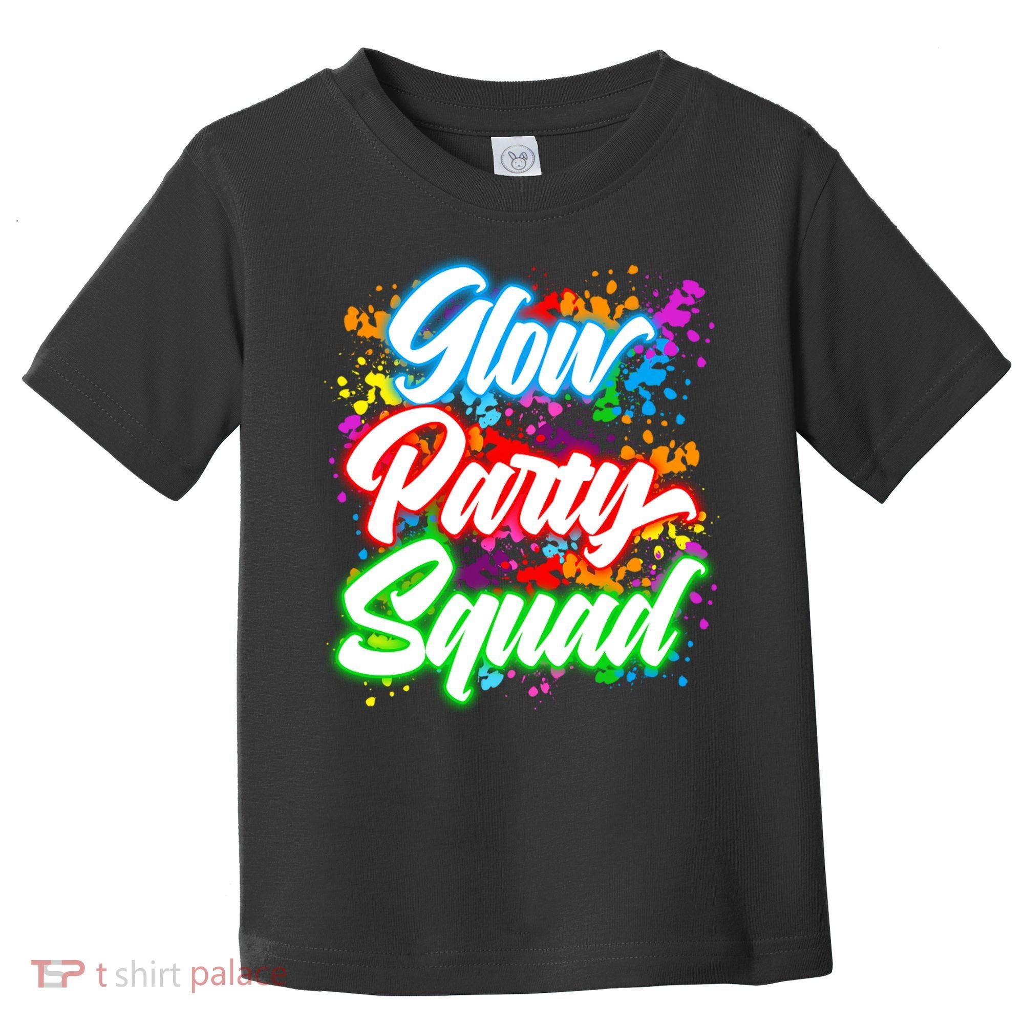 Glow Party Squad Neon Toddler T-Shirt