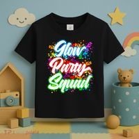 Glow Party Squad Neon Toddler T-Shirt thumb 3