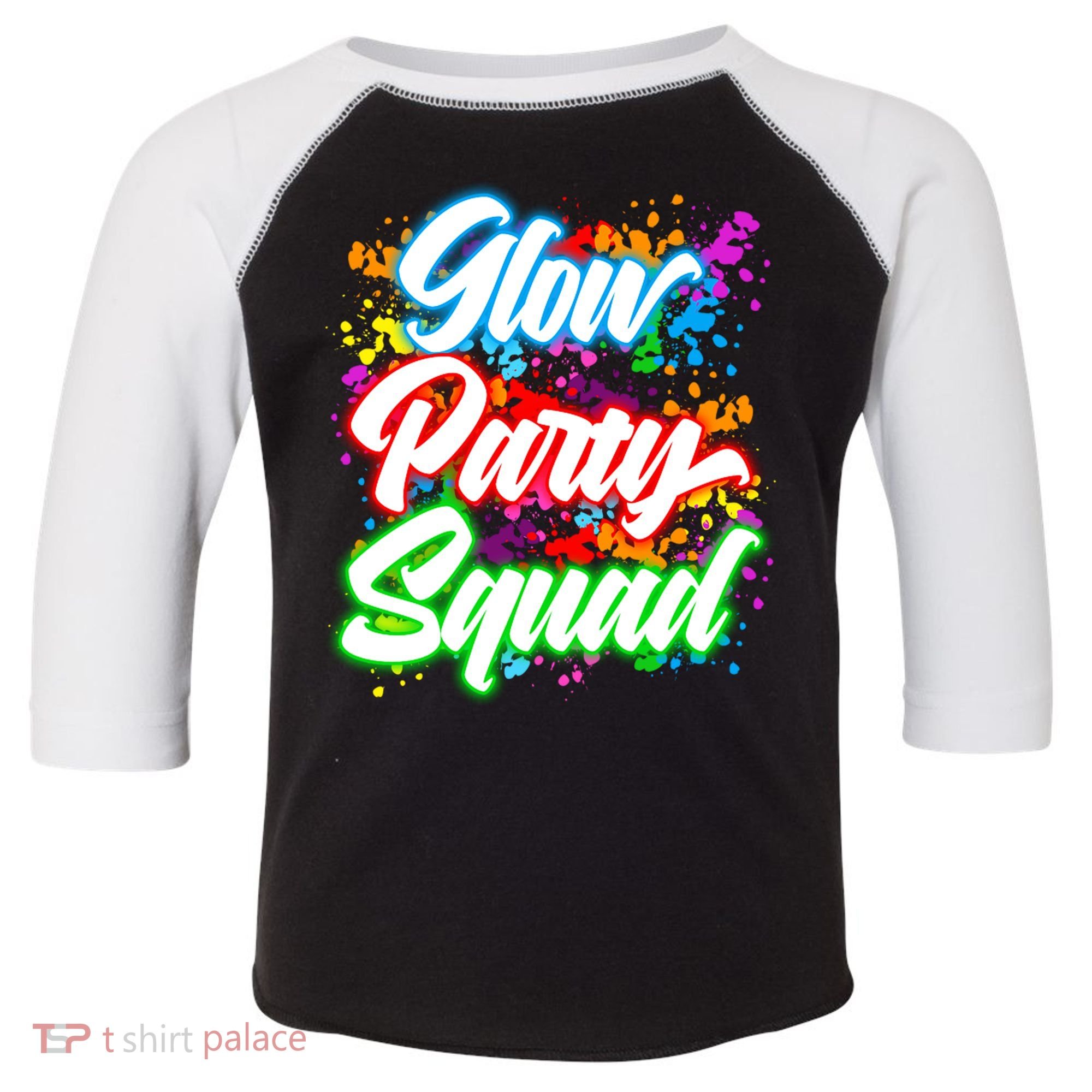 Glow Party Squad Neon Toddler Fine Jersey T-Shirt