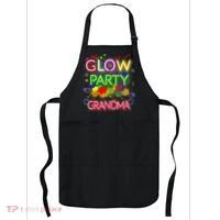 Glow Party Squad Grandma Paint Splatter Glow Party Matching Apron thumb 0