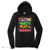 Glow Party Squad Grandma Paint Splatter Glow Party Matching Women's Hoodie thumb 0
