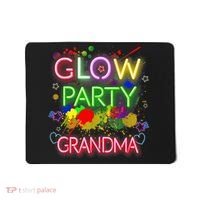 Glow Party Squad Grandma Paint Splatter Glow Party Matching Mousepad thumb 0