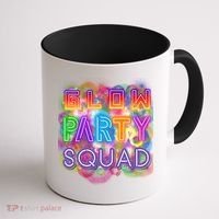 Glow Party Squad Girls Glow Funny Retro Party Lover Gift Coffee Mug thumb 1
