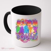 Glow Party Squad Girls Glow Funny Retro Party Lover Gift Coffee Mug thumb 0