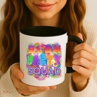 Glow Party Squad Girls Glow Funny Retro Party Lover Gift Coffee Mug thumb 3