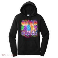 Glow Party Squad Girls Glow Funny Retro Party Lover Gift Women's Hoodie thumb 0
