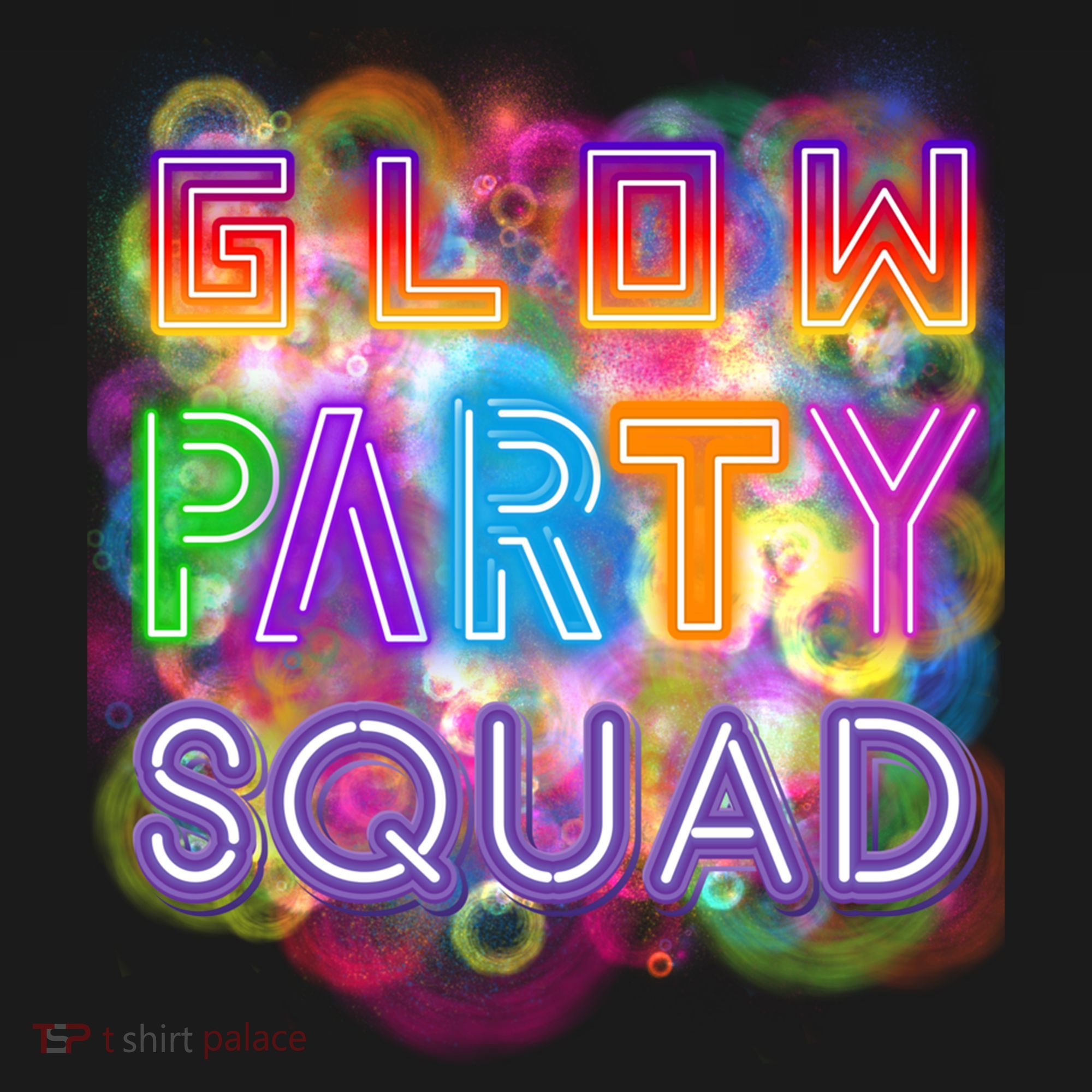 Glow Party Squad Girls Glow Funny Retro Party Lover Gift Women's Hoodie