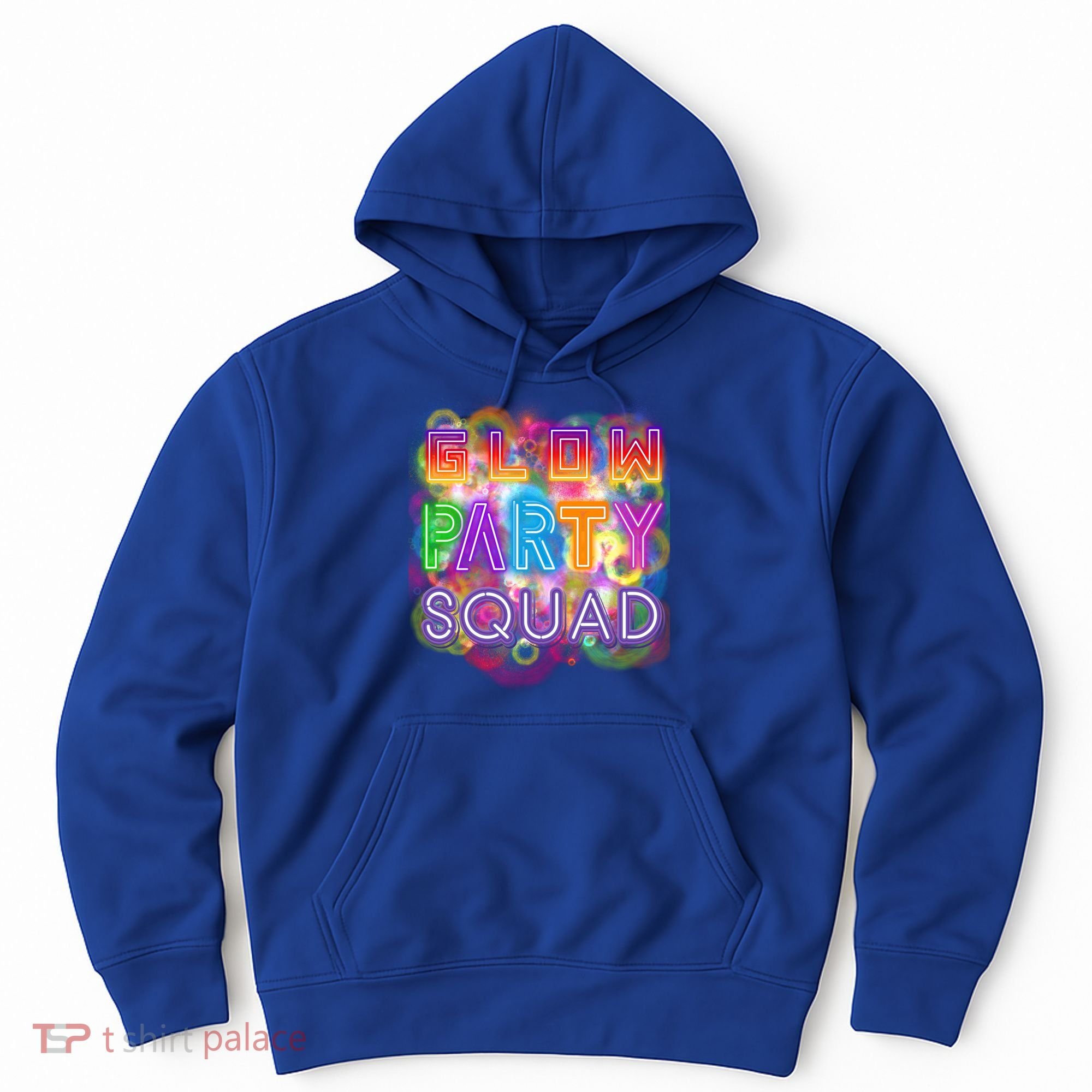 Glow Party Squad Girls Glow Funny Retro Party Lover Gift Hoodie