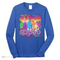Glow Party Squad Girls Glow Funny Retro Party Lover Gift Long Sleeve Shirt thumb 0