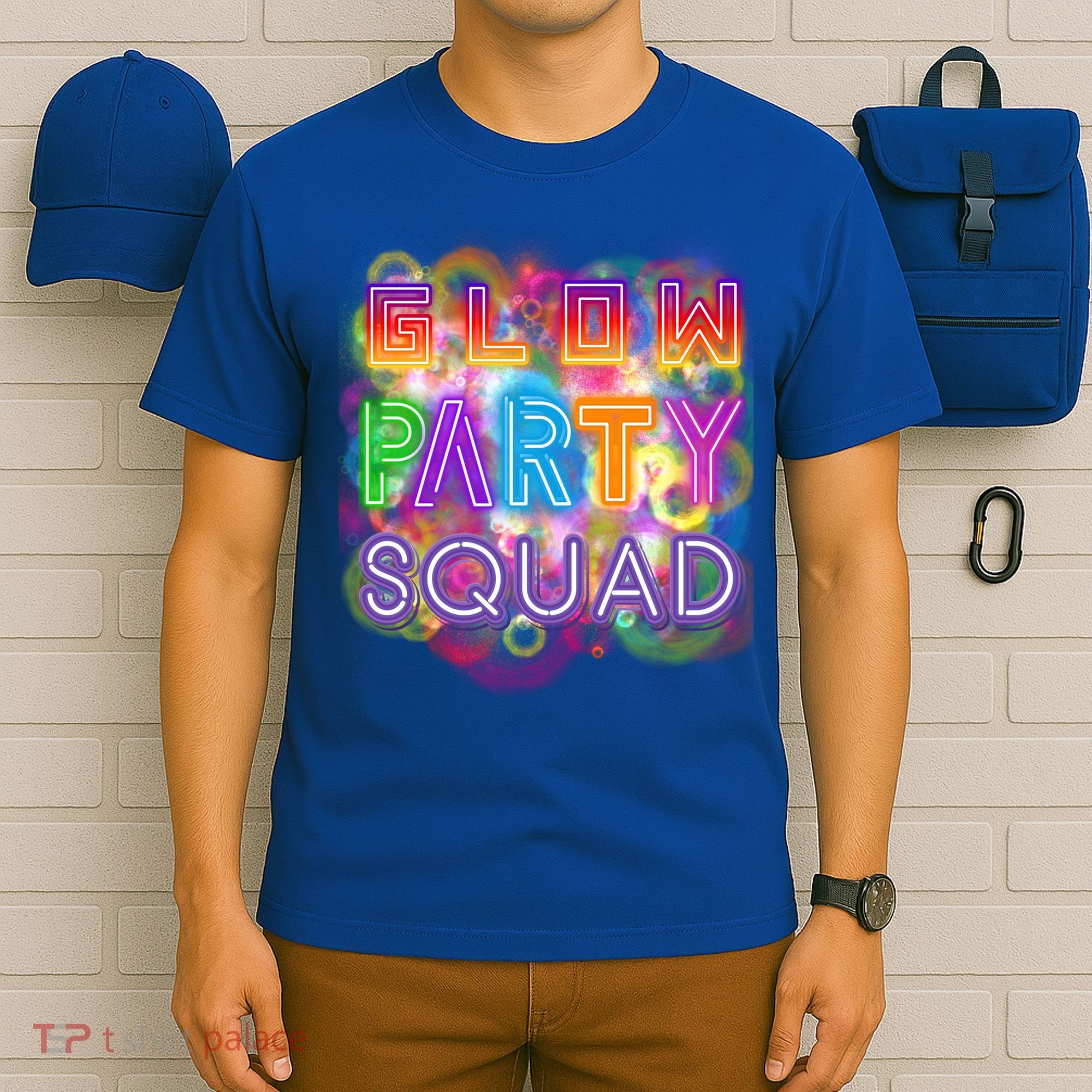 Glow Party Squad Girls Glow Funny Retro Party Lover Gift T-Shirt