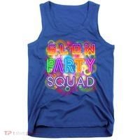 Glow Party Squad Girls Glow Funny Retro Party Lover Gift Tank Top thumb 0