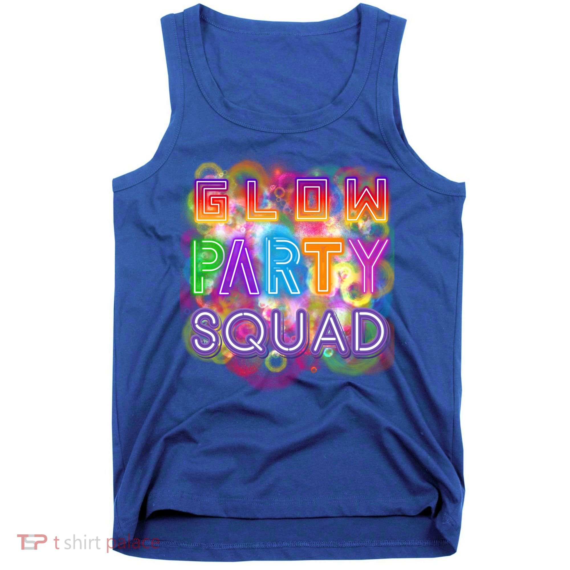 Glow Party Squad Girls Glow Funny Retro Party Lover Gift Tank Top