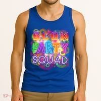 Glow Party Squad Girls Glow Funny Retro Party Lover Gift Tank Top thumb 3