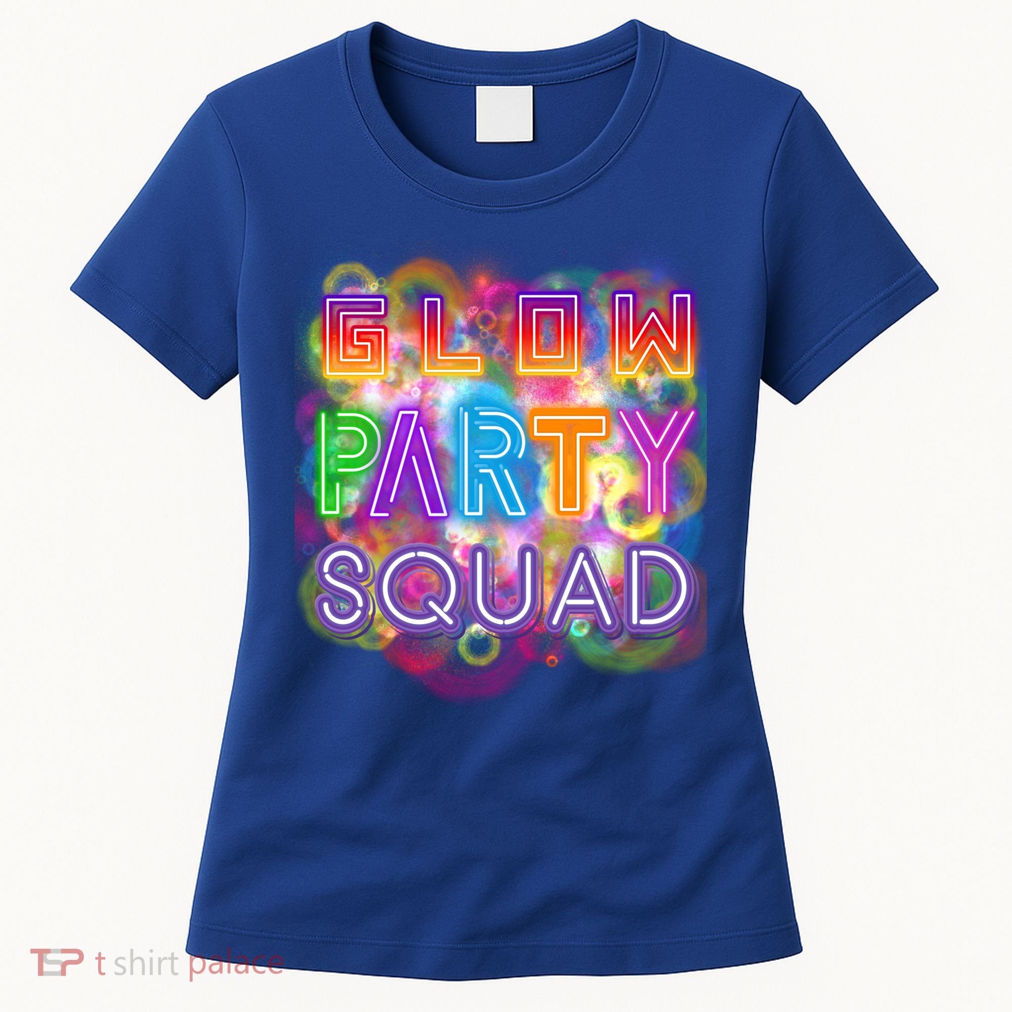 Glow Party Squad Girls Glow Funny Retro Party Lover Gift Women's T-Shirt