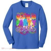 Glow Party Squad Girls Glow Funny Retro Party Lover Gift Kids Long Sleeve Shirt thumb 0