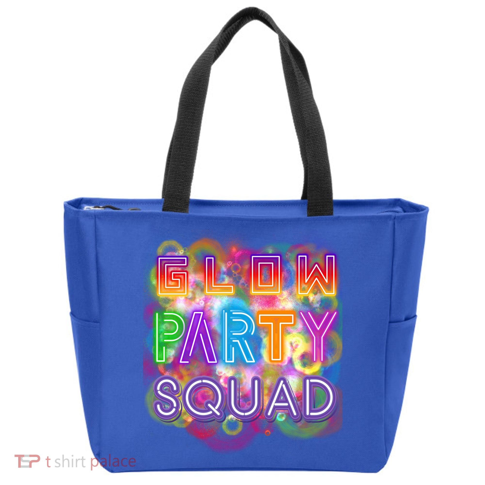 Glow Party Squad Girls Glow Funny Retro Party Lover Gift Tote Bag