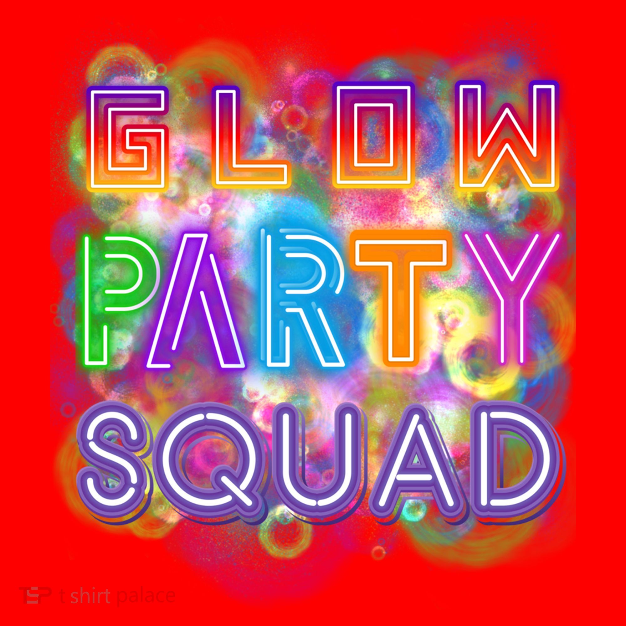 Glow Party Squad Girls Glow Funny Retro Party Lover Gift Santa Hat