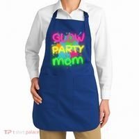 Glow Party Squad Mom Paint Splatter Glow Party Matching Funny Gift Apron thumb 2