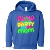Glow Party Squad Mom Paint Splatter Glow Party Matching Funny Gift Toddler Hoodie thumb 0