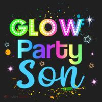Glow Party Squad Son Paint Splatter Glow Party Matching Funny Gift Hat thumb 2