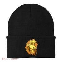 Grunge Painted Spartan Gladiator Warrior Helmet Beanie thumb 0