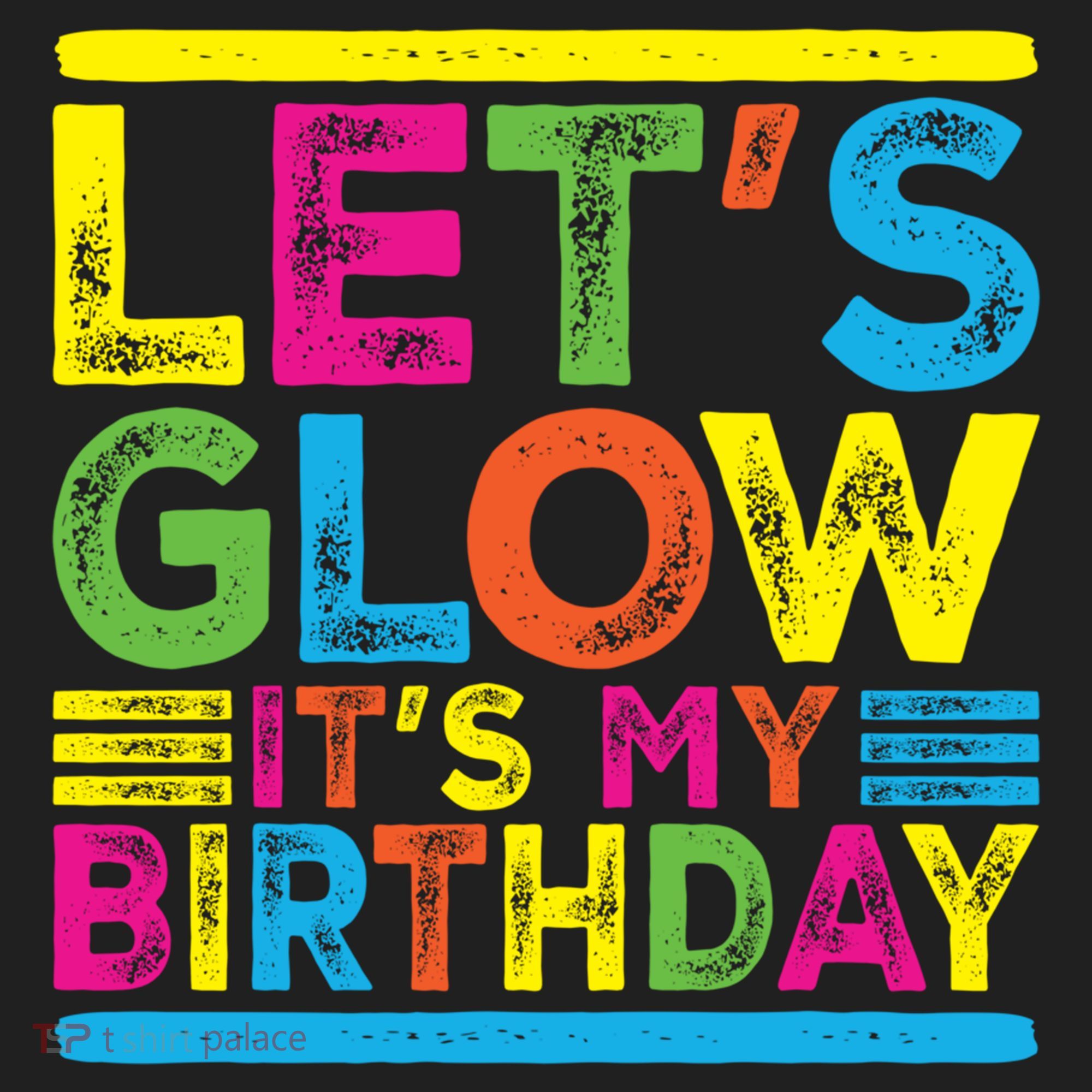Glow Party Squad Let's Glow Party Birthday Night Matching Gift Women's Sweatshirt
