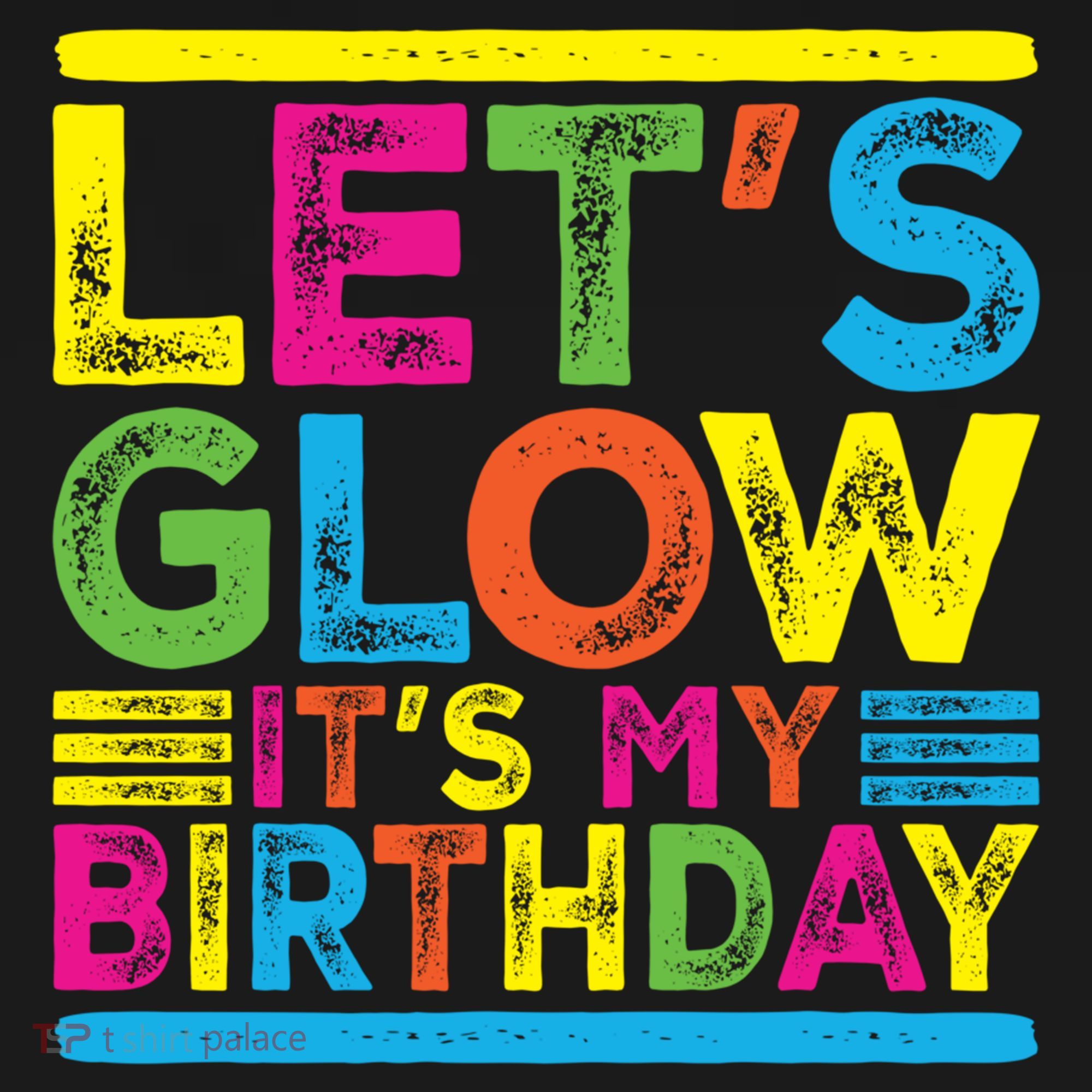 Glow Party Squad Let's Glow Party Birthday Night Matching Gift Backpack