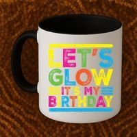 Glow Party Squad Let's Glow Party Birthday Night Matching Gift Coffee Mug thumb 2