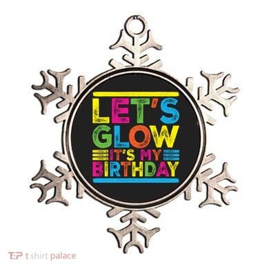 Glow Party Squad Let's Glow Party Birthday Night Matching Gift Ornament