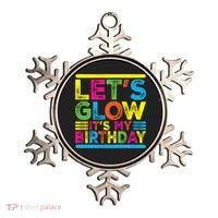 Glow Party Squad Let's Glow Party Birthday Night Matching Gift Ornament thumb 0
