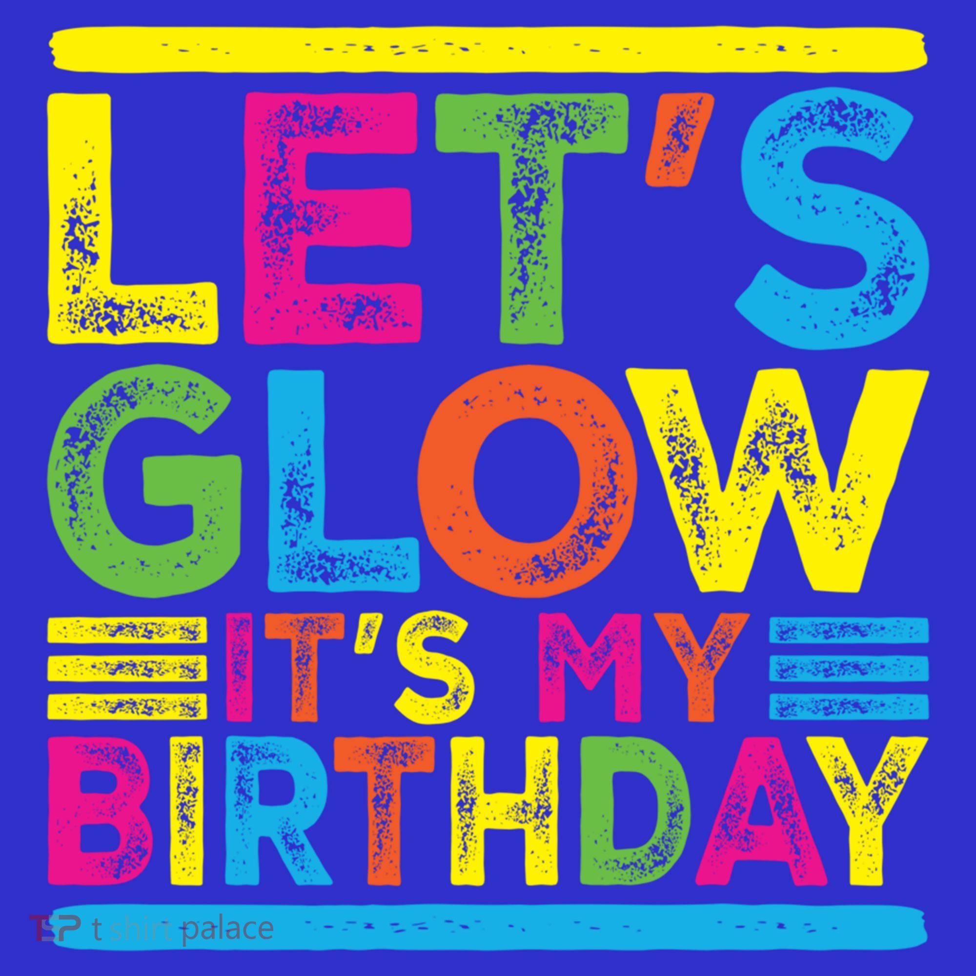 Glow Party Squad Let's Glow Party Birthday Night Matching Gift Baby Bodysuit