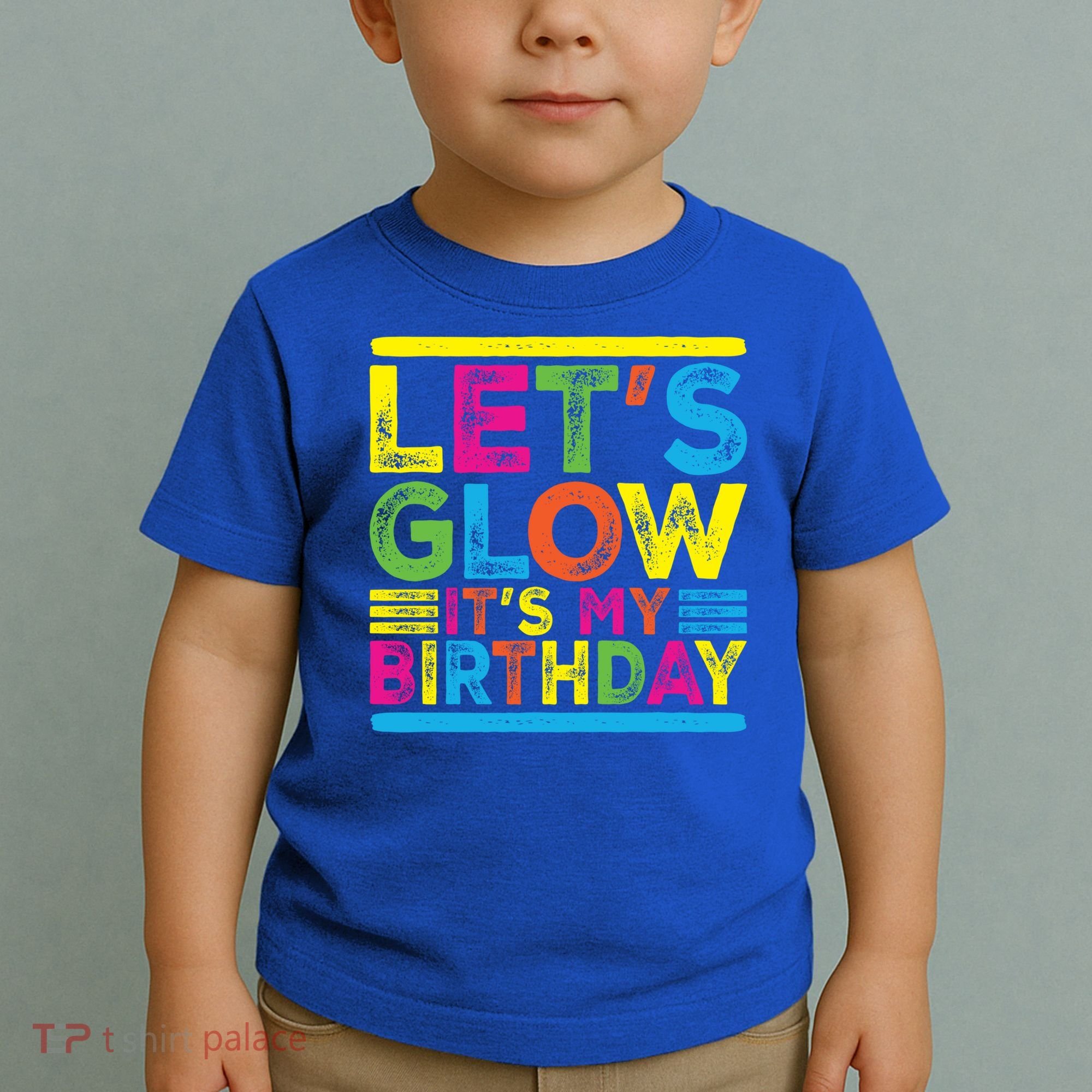Glow Party Squad Let's Glow Party Birthday Night Matching Gift Toddler T-Shirt