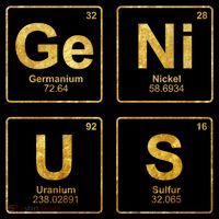 Genius Periodic Table Of Elets Science Nerds Great Gift USA-Made Doggie Bandana thumb 2