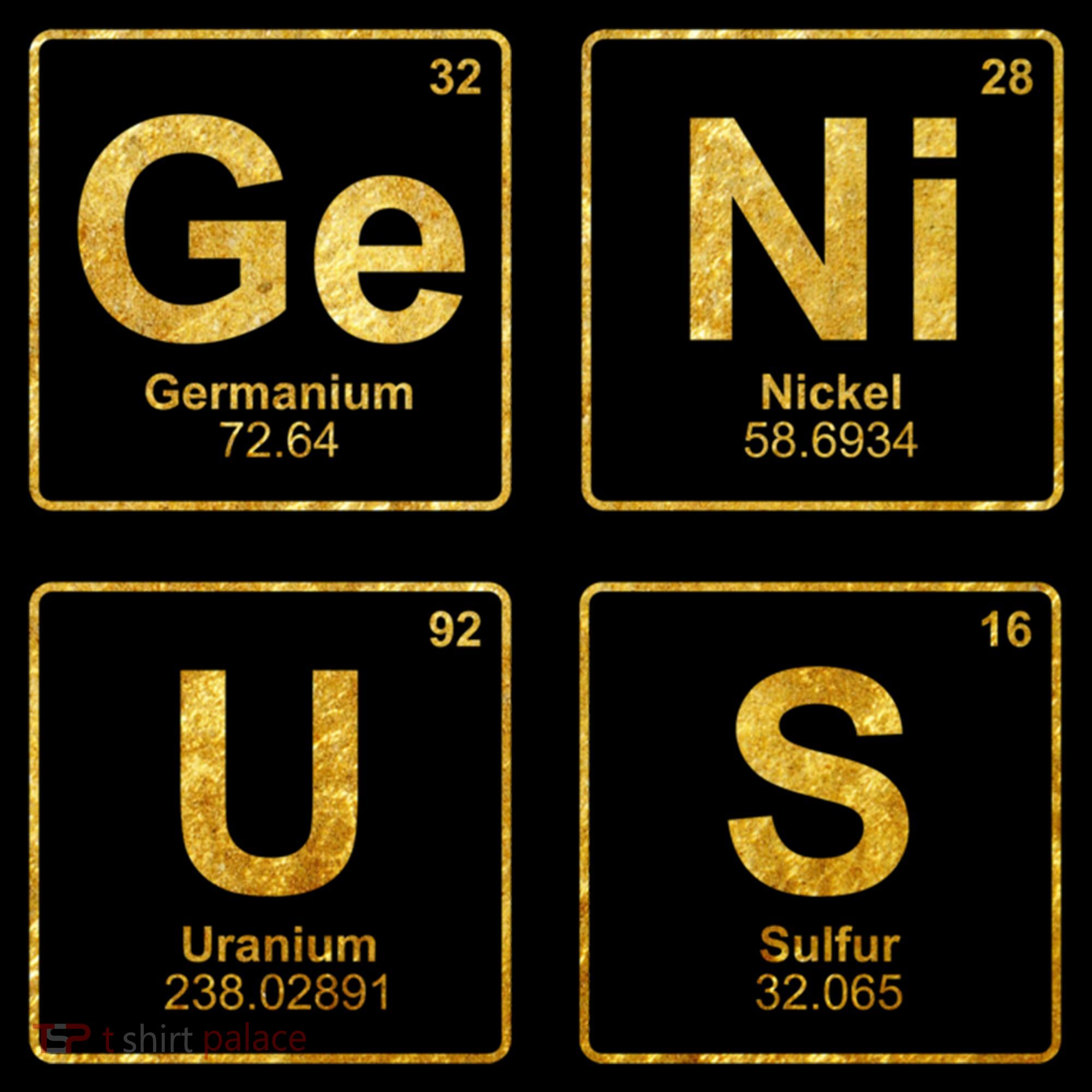 Genius Periodic Table Of Elets Science Nerds Great Gift Ornament
