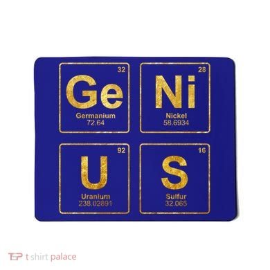 Genius Periodic Table Of Elets Science Nerds Great Gift Mousepad