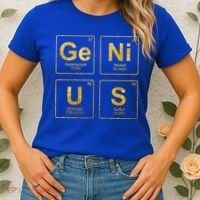 Genius Periodic Table Of Elets Science Nerds Great Gift Women's T-Shirt thumb 2
