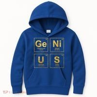 Genius Periodic Table Of Elets Science Nerds Great Gift Kids Hoodie thumb 0