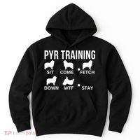 Great Pyrenees Training Pyr Dog Tricks Hoodie thumb 0