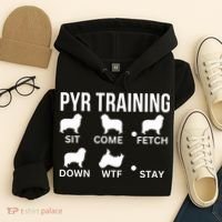 Great Pyrenees Training Pyr Dog Tricks Hoodie thumb 4