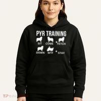 Great Pyrenees Training Pyr Dog Tricks Hoodie thumb 5