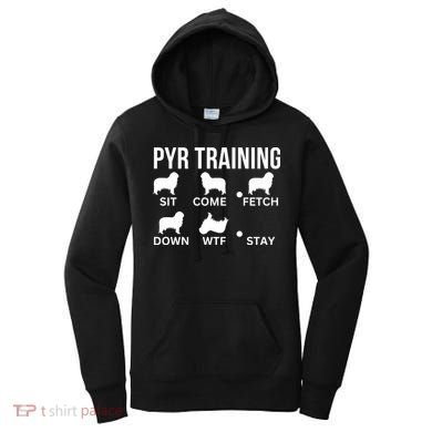 Great Pyrenees Training Pyr Dog Tricks Women's Hoodie