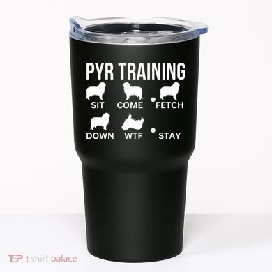 Great Pyrenees Training Pyr Dog Tricks Tumbler