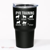 Great Pyrenees Training Pyr Dog Tricks Tumbler thumb 0