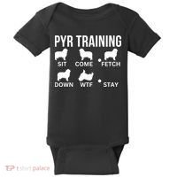 Great Pyrenees Training Pyr Dog Tricks Baby Bodysuit thumb 0