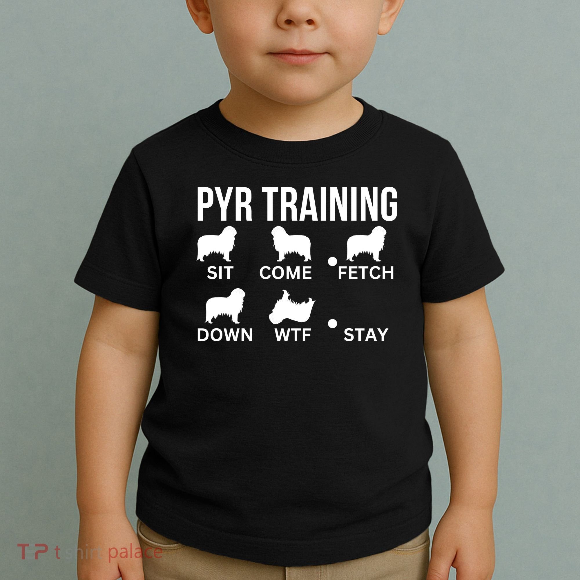 Great Pyrenees Training Pyr Dog Tricks Toddler T-Shirt