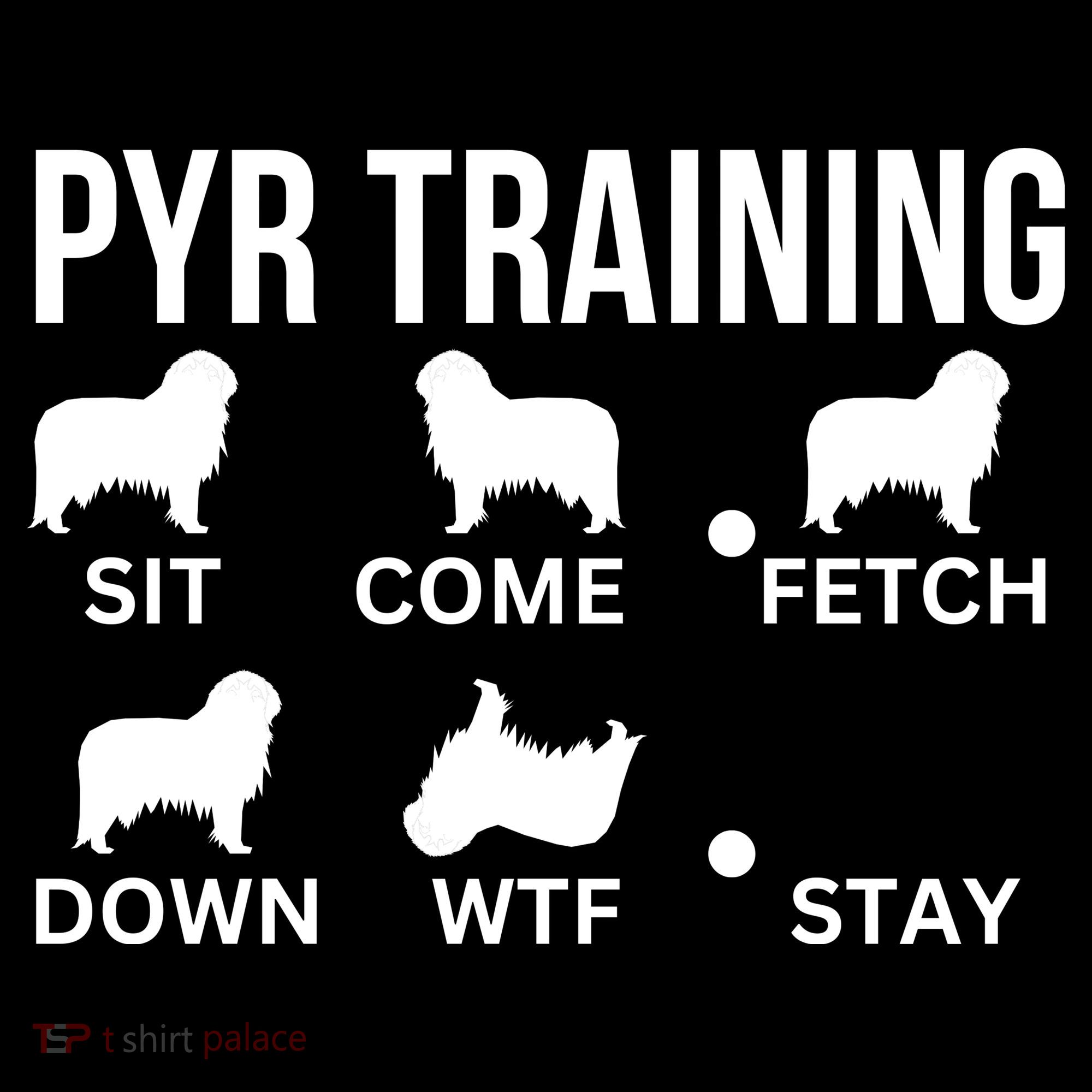 Great Pyrenees Training Pyr Dog Tricks Women's T-Shirt